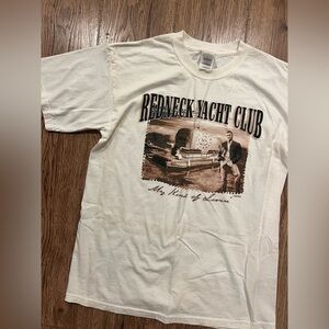 Y2k Craig Morgan Red neck Yacht Club Beige T-shirt Sz L